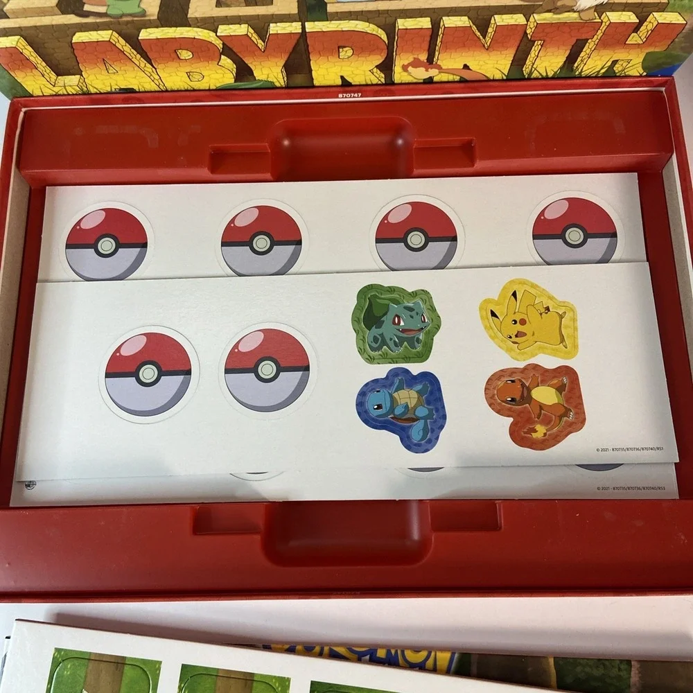 Pokemon LABYRINTH Ravensburger Board Game 2-4 Players for kids & adults New Open